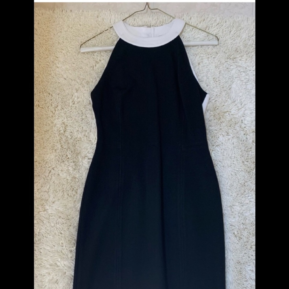 Black and white 00P banana republic dress